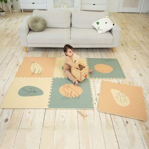 Hakuna Matte große Puzzlematte für Babys «Jungle Sunset» 1,8x1,2m