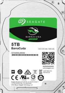 Seagate Guardian BarraCuda ST5000LM000 - Festplatte - 5 TB - intern - 2.5" (6.4 cm)
