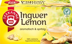 Teekanne Ingwer Lemon Ingwerteemischung mit spritziger Zitrone 35g