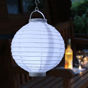 LED Lampion - kaltweiße LED - D: 20cm - Montagehaken - Batteriebetrieb - weiß LED Lampion - kaltweiße LED - D: 20cm - Montagehaken - Batteriebetrieb - weiß