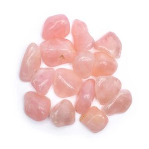 Rosenquarz Trommelsteine AA- Qualität -- ±3x4 cm; ±500 g