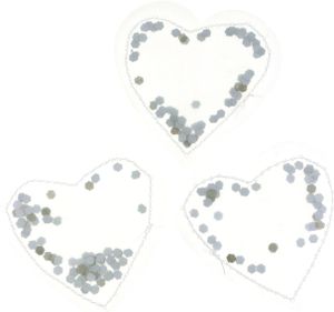 Konfetti serce 5cm 24 szt - Romantyczna dekoracja serca ślub urodziny