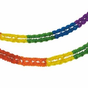 Papstar Großraumgirlande Rainbow L 10m D 16cm 82839