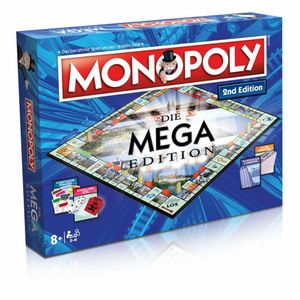 Winning Moves Monopoly Mega 2nd Edition, stolová hra, spoločenská hra, rodinná hra, 46899