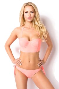 JASENIA stylischer Bikini in lachs (rosa) Größe M = 38