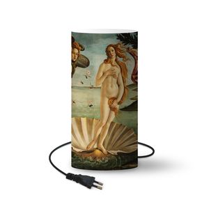 MuchoWow® MuchoWow® Svítidla Stojací lampy LED lampa Včetně LED lampy Zrození Venuše - obraz Sandra Botticelliho 78x54cm Lampa - Stojací lampa obývací pokoj