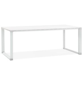 Kokoon® Schreibtisch / Besprechungstisch/ Office Desk WARNER 74x200x100 cm,Holz , Weiß,60,28 kg