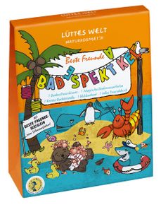 Lüttes Welt Badespektakel "Beste Freunde" - Geschenkset Badeschaum für Kinder