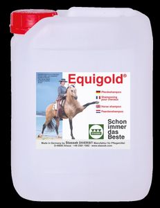 EQUIGOLD PferdeshampooTenside, parfümfrei, besonders pflegend - Kanister