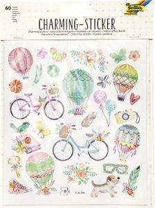 folia Charming Sticker "Spring" 60 Sticker aus Papier