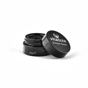 Vitadote® Shilajit Pure Original - 100% Natürliches Himalaya-Harz - 85+ Mineralstoffe - Energie-Booster - Zertifizierte Qualität - 20g