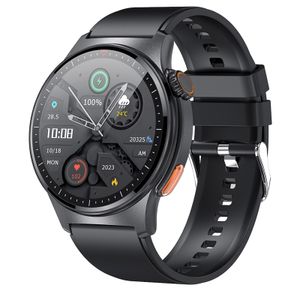 Chytré hodinky QW49, sportovní hodinky, 1,39palcový IPS displej, fitness tracker, Bluetooth 5.1, silikonový pásek, černá