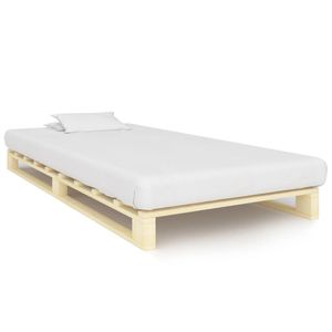 Prolenta Premium - Paletová posteľ z borovicového masívu 90×200 cm