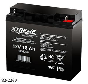 Gel AGM Batterie Xtreme 12V 18Ah zyklenfest wartungsfrei ersetzt 17Ah 19Ah 20Ah