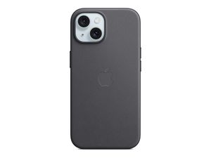 iPhone 15 Feingewebe Case mit MagSafe - Schwarz