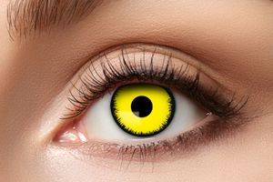 Angelic Yellow Kontaktlinsen. Gelbe Farblinsen.