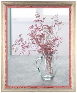 Artemis Echtholz zweifarbig 40 x 40 cm Bilderrahmen Rosé Weiß Vintage