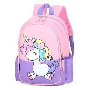 Kinderrucksack Baby Mädchen Einhorn Kindergarten Schultasche Backpack Rucksack Farbe ： Einhorn Lila