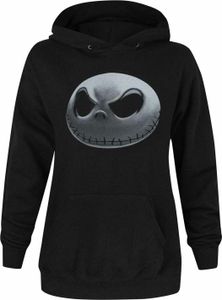 The Nightmare Before Christmas - mikina s kapucňou pre ženy BI52962 (XXL) (čierna)