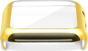 Case für Apple Watch Serie 1, 2, 3, 4 Cover Schutzhülle Verschieden Größen 360-Grad Schutz, Farbe:Gold, Apple Watch Modell:Series 2, Größe Watch:38 mm