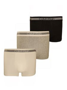 Calvin Klein Underwear Trunk 3 Pack Grey Heather / Black / White S