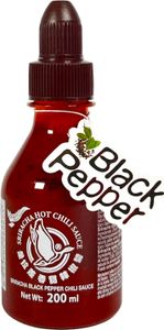 Sriracha-Chilisauce mit schwarzem Pfeffer 200ml - Flying Goose
