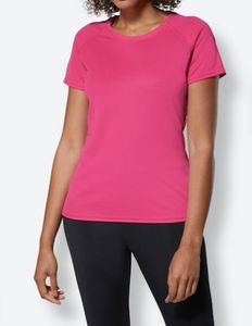 Fruit of the Loom Damen Tshirt Sportshirt T-shirt pink Größe 36 S NEU
