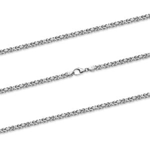 Silberkette Königskette Länge 55cm - Breite 2,5mm - 925 Silber