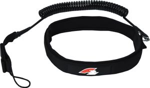 F2   Stand Up Paddling Leash Hüft Coiled Leash   Schwarz 2024/25