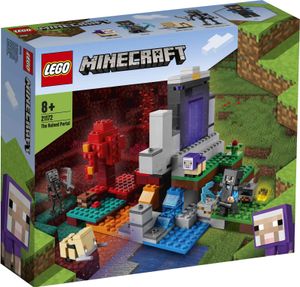 LEGO 21172 Minecraft Das zerstörte Portal Minecraft Spielzeug Set für Jungen und Mädchen ab 8 Jahre mit Figuren aus dem Videospiel