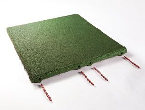 Fallschutzplatten 50 x 50 x 3 cm grün