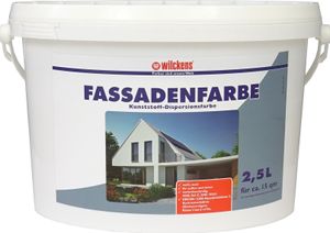 Wilckens Fassadenfarbe 2,5L Weiß Wandfarbe Außenfarbe Innenfarbe hochdeckend Wilckens Fassadenfarbe 2,5L Weiß Wandfarbe Außenfarbe Innenfarbe hochdeckend