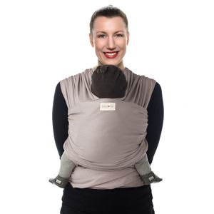 Babylonia Detské nosiče Tragetuch Baby - Modell Tricot-Slen Bamboo - Warm Sand