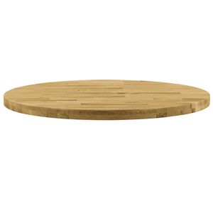 Hommie®  Tischplatte Eichenholz Massiv Rund 44 mm 600 mm