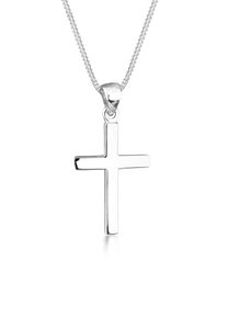 Elli Halskette Kreuz Symbol Kommunion Konfirmation 925 Silber Silber