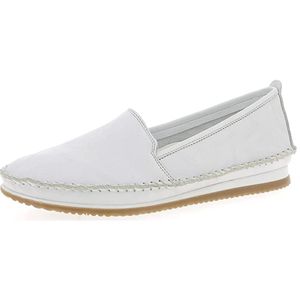 Andrea Conti Damen Leder Slipper 1889601, Größe:40 EU, Farbe:Weiß