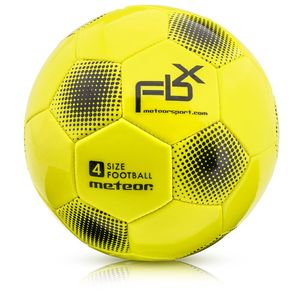 meteor FBX Kinder Fußball Ball kleine Sportball Kleinkinder Freizeitball für drinnen und draußen Ball für Mädchen und Jungen Größen: #4 neon gelb