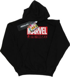Marvel - "Wash Care" Kapuzenpullover für Jungen BI9255 (128) (Schwarz)