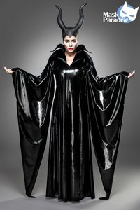 Maleficent Lady Komplettset / Dämon Kostüm Größe XS bis L
