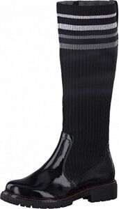 JANA 100% COMFORT LEATHER 8-8-25509-27/001 BLACK Klassische Stiefel  HW 21/22, Spocc:38