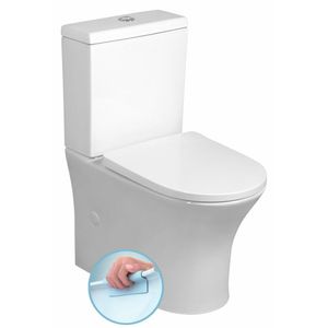 LEON  Kombi-WC, spülrandlos, Abgang senkrecht/waagerecht, weiß