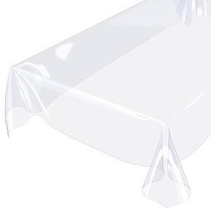 Tischdecke Klara Transparent Transparent Robust Wasserabweisend Breite 140 cm Länge 100 cm