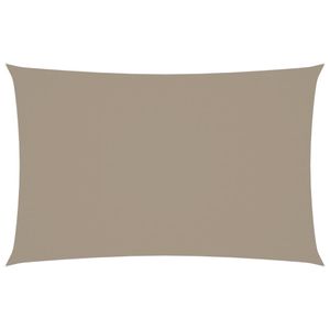 vidaXL Sonnensegel Oxford-Gewebe Rechteckig 2x5 m Taupe