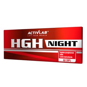 ACTIVLAB HGH NIGHT 60 Kapseln, Arginin, Gaba, Lysin, Konzentration, Regeneration