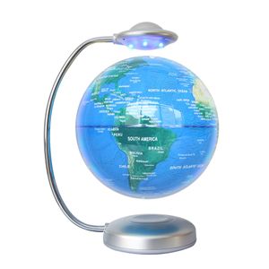 8-Zoll-schwebender Globus Beleuchteter Weltkugel Bildungskonstellationskugel mit magnetischen LED-LichternLevitation Floating Globe Weltkarte