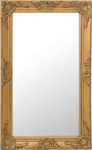 Prolenta Premium - Wandspiegel im Barock-Stil 50 x 80 cm Golden