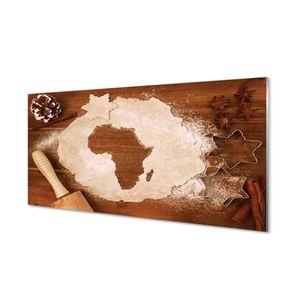 Glasbilder 120x60 Wandkunst Küchen Teigroller Afrika