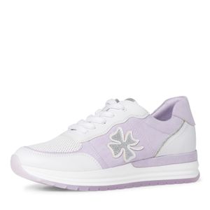 Marco Tozzi  Damen Sneaker by Guido Maria Kretschmer white/lilac c., Damen:41 EU