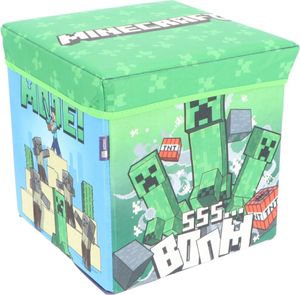 Minecraft box na sedenie Praktický box na hračky 30x30x30 cm
