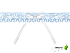 Strumpfband zur Hochzeit, Auswahl:PDW16 mit Perlen weiß